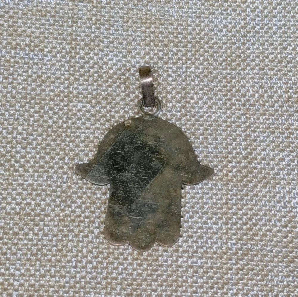 Sterling Silver Hamsa Necklace Pendant